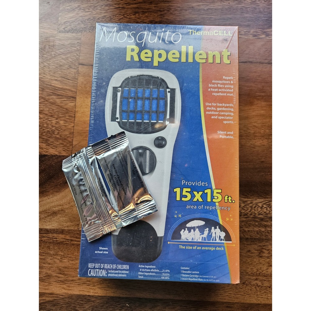 ThermaCELL Mosquito Repellent Portable Lantern 15x15 ft Coverage New NIB